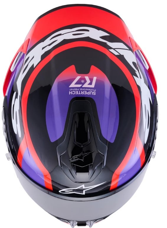 Каска ALPINESTARS S-R7 LUMEN BK/PRPL/RED_2