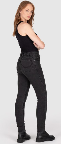 Дамски мото дънки Knox jeans Colton BLACK - regular — снимка 2