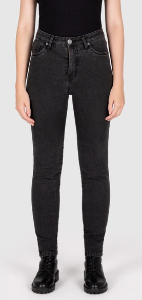 Дамски мото дънки Knox jeans Colton BLACK - regular