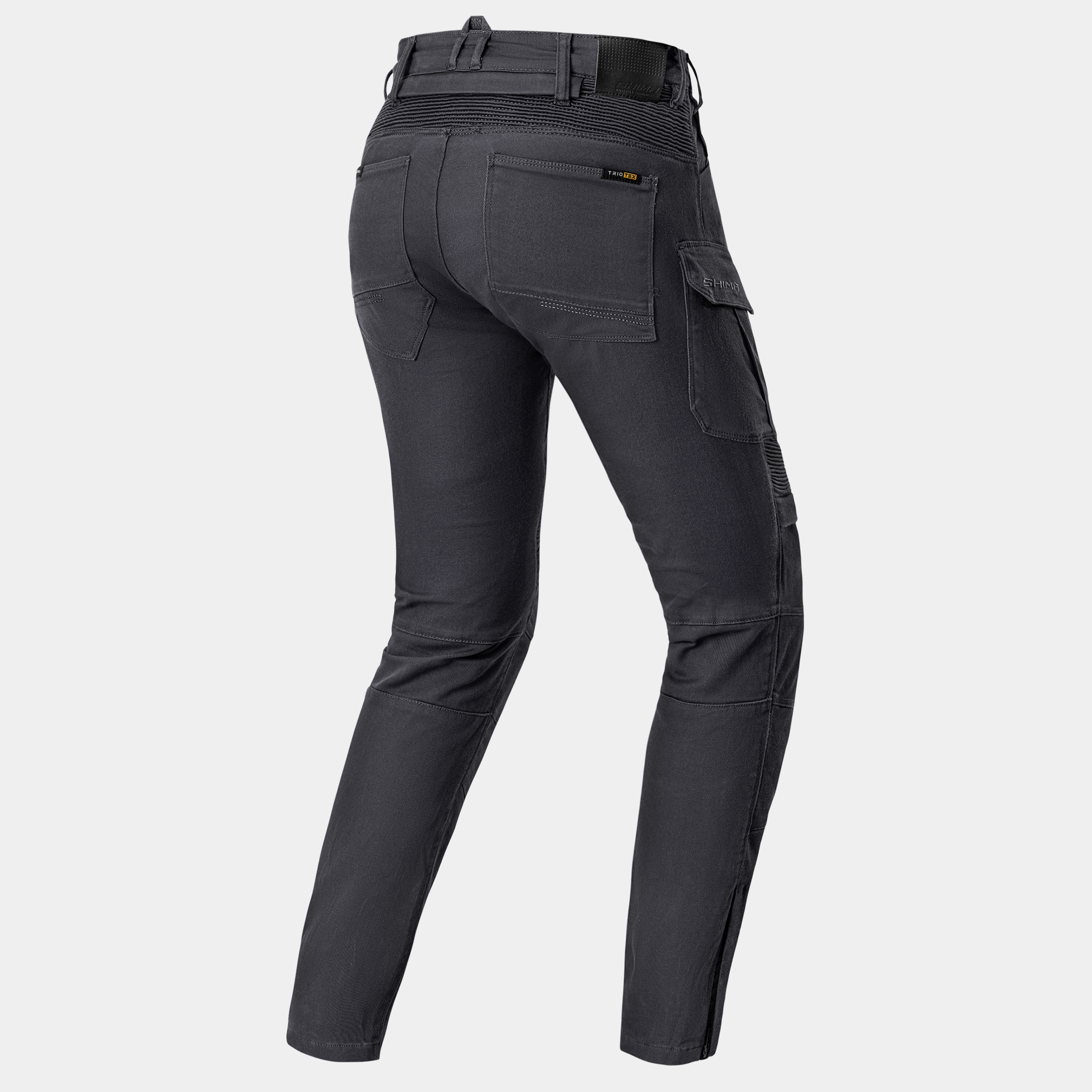 Дамски текстилен мото панталон SHIMA GIRO 3.0 GREY LONG — снимка 2