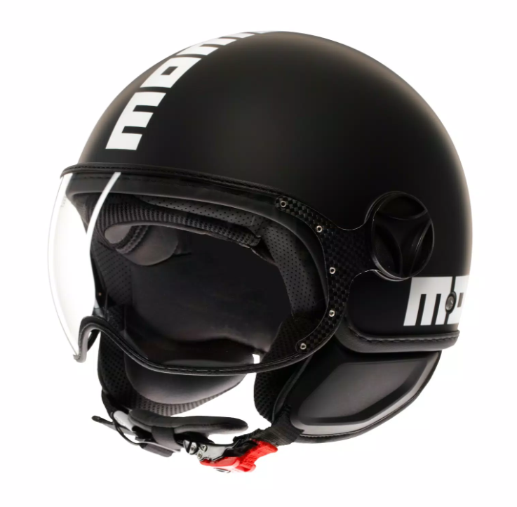 Скутер каска AGV MOMODESIGN FGTR CLASSIC MATT BLACK / WHITE