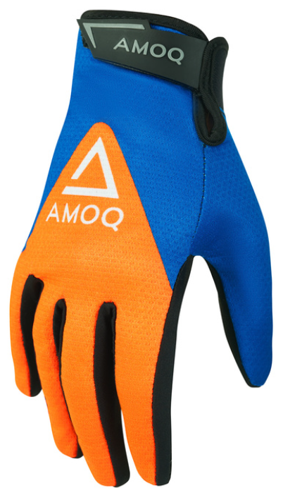 Мотокрос ръкавици AMOQ Ascent V2 Gloves Blue-Orange