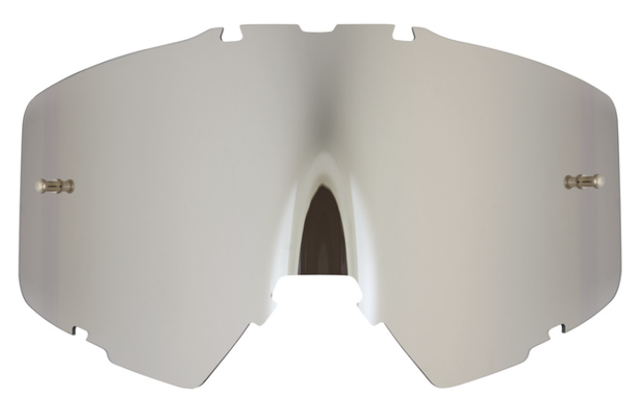 Плака за очила AMOQ Aster MX Single Lens - Silver Mirror