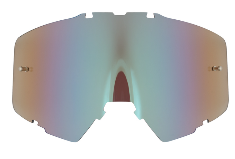 Плака за очила AMOQ Aster MX Single Lens - Gold Mirror