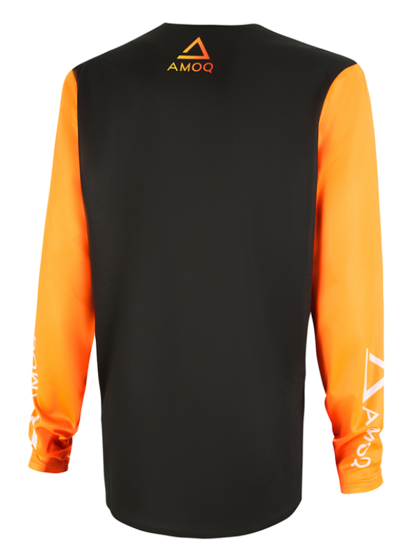 Мотокрос блуза AMOQ Ascent Comp Jersey Black-Orange — снимка 2