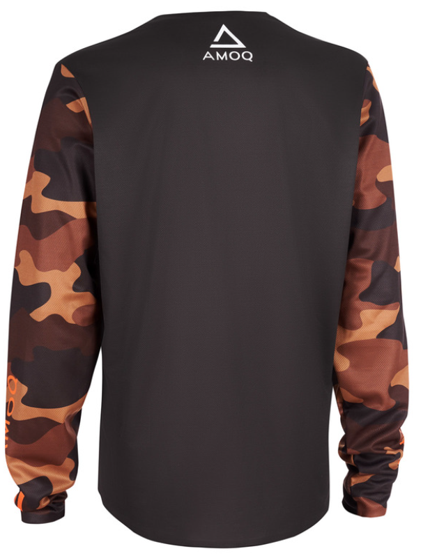 Мотокрос блуза AMOQ Ascent Comp Jersey Brown Camo — снимка 2