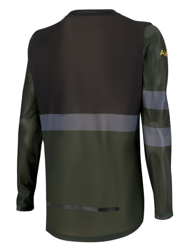 Мотокрос блуза AMOQ Airline Mesh Jersey Military Green-Black — снимка 2