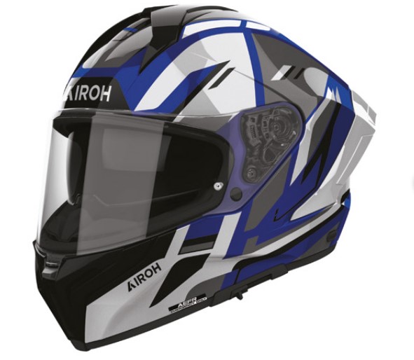 Каска AIROH MATRYX SENTRY BLUE GLOSS