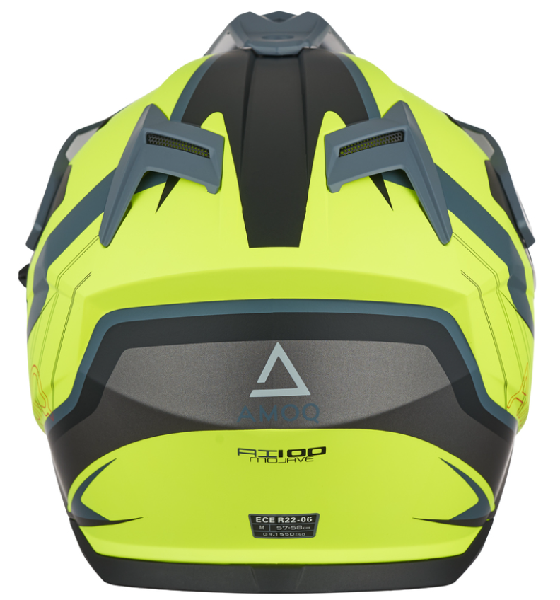 Каска AMOQ Helmet AI100 Mojave grey/yellow — снимка 2