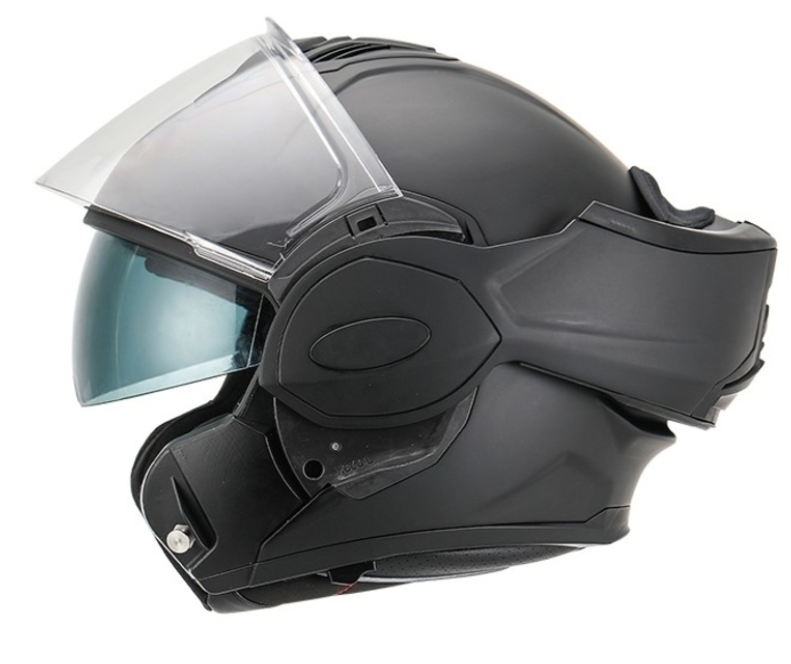 Отваряема каска AMOQ Helmet MI200 mattblack — снимка 3