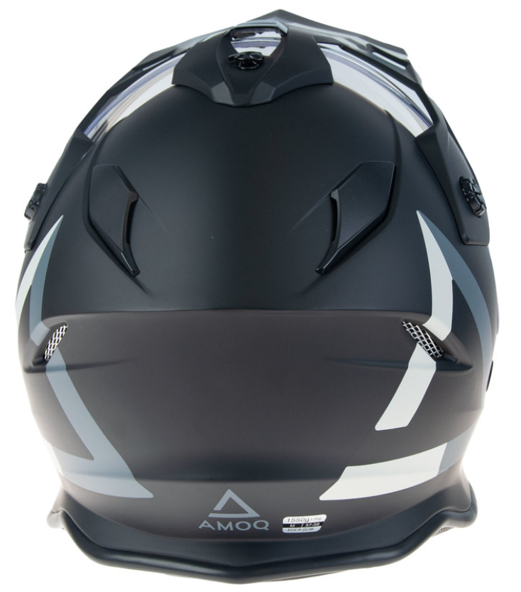 Каска AMOQ Adaptor Electric visor Helmet black/grey — снимка 2
