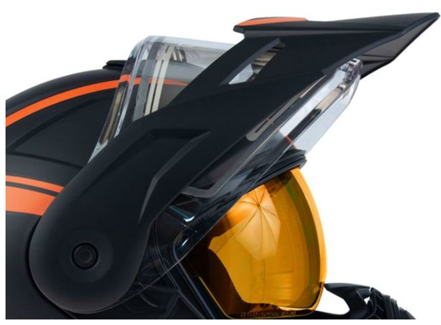 Козирка за каска AMOQ Ballast Peak Black/Orange