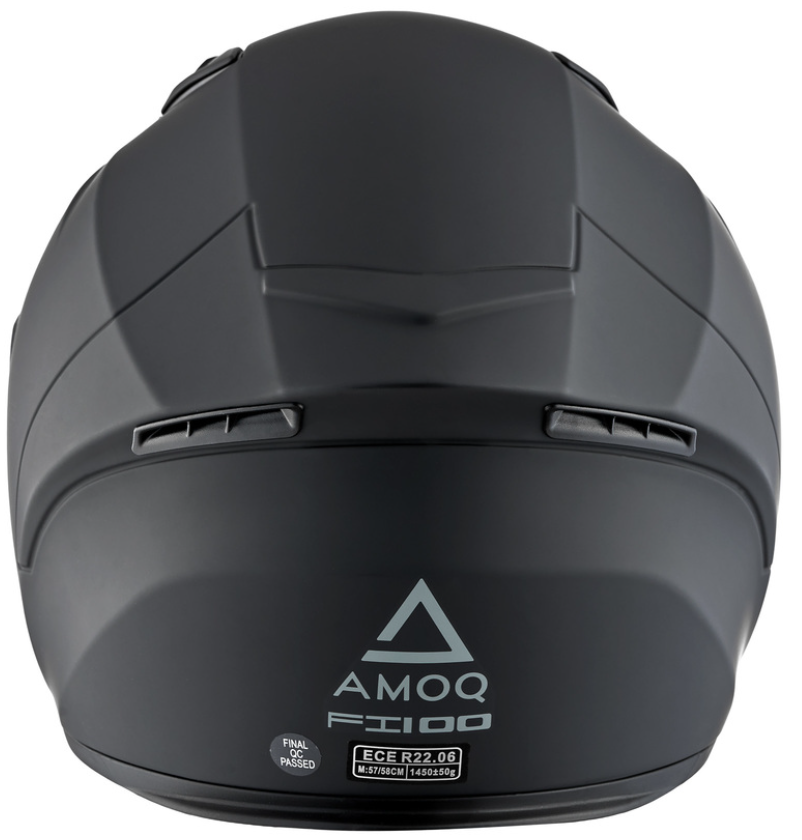 Каска AMOQ Helmet FI100 Solid matt black_2