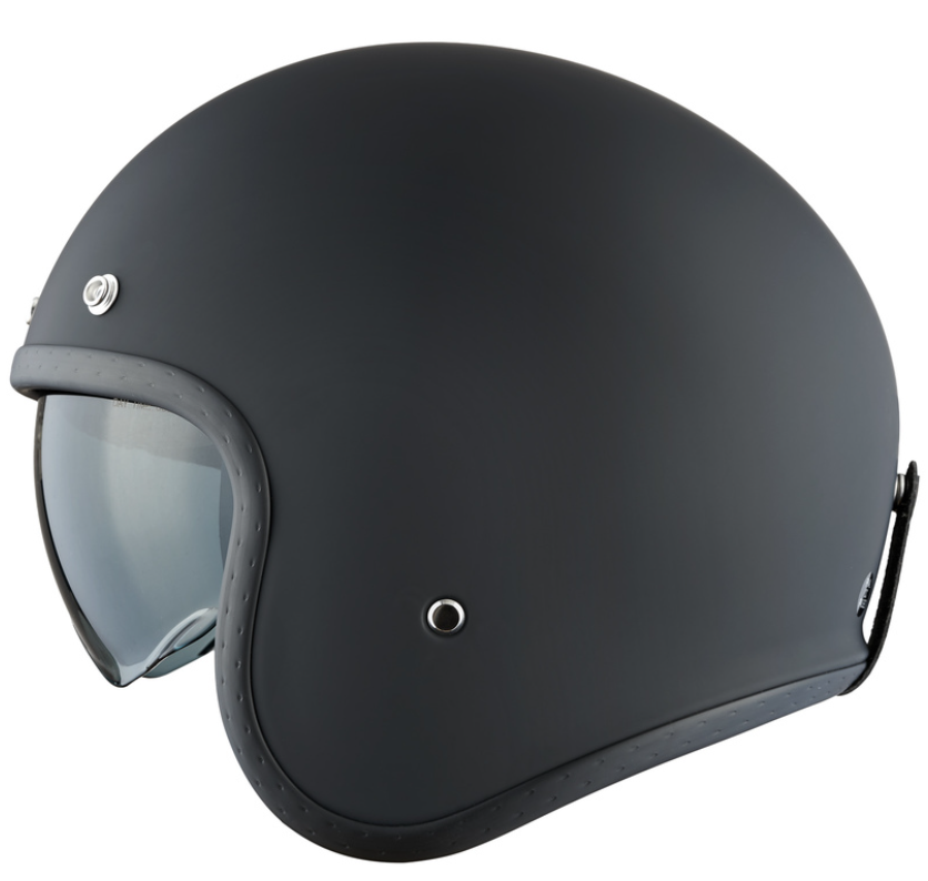 Скутер каска AMOQ Helmet JI100 Solid matt black — снимка 3