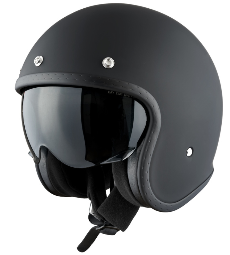 Скутер каска AMOQ Helmet JI100 Solid matt black