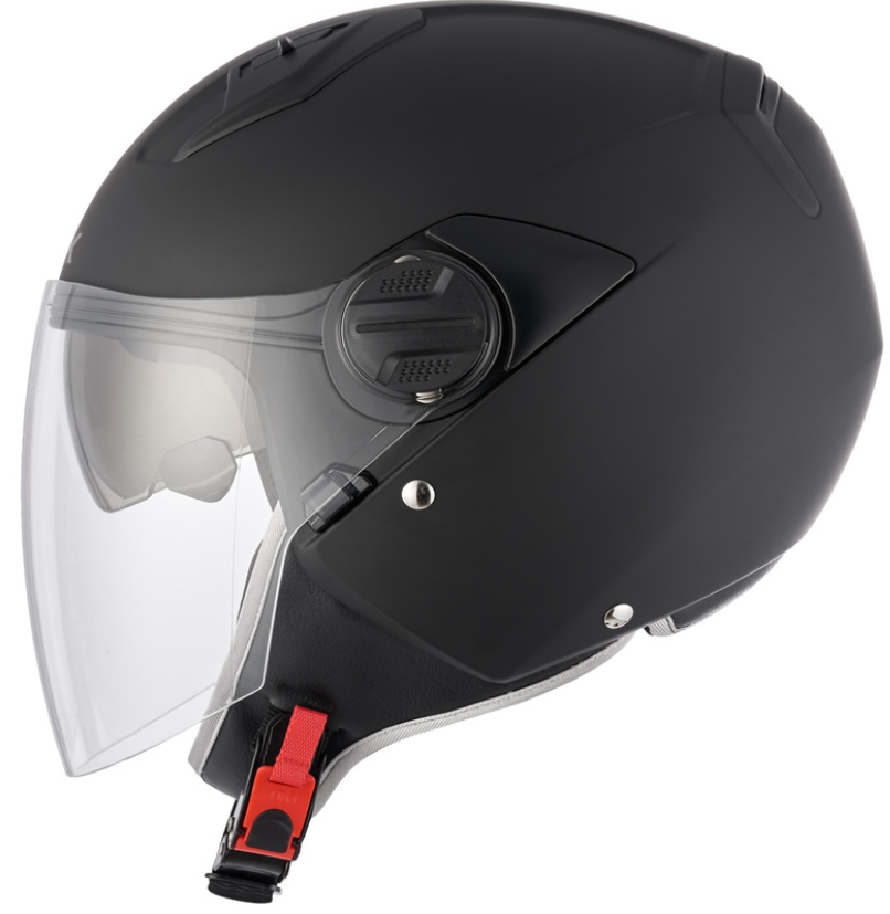 Скутер каска AMOQ Helmet JI150 Solid matt black — снимка 3