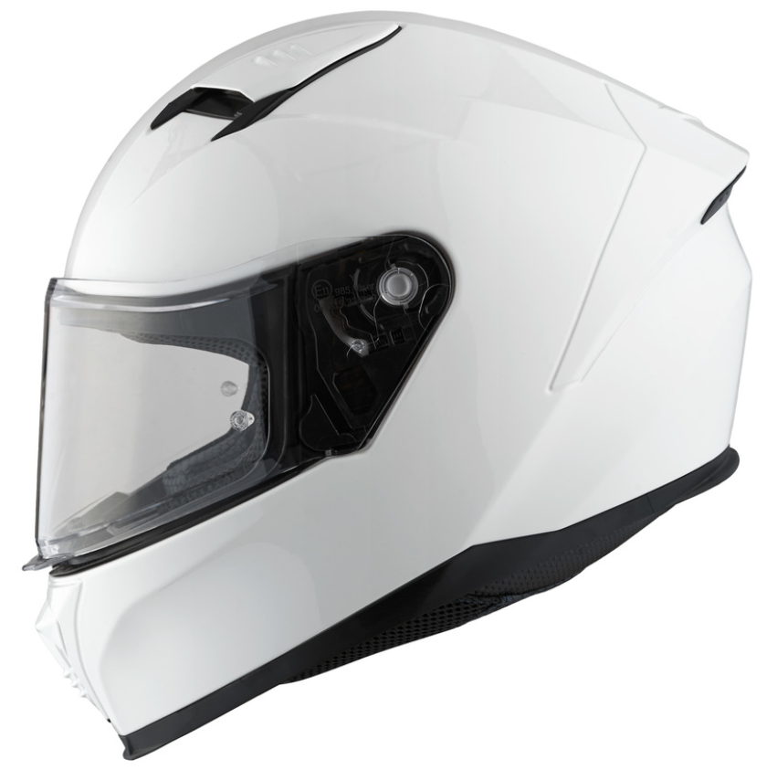 Детска каска AMOQ Helmet FI100 Solid white JNR — снимка 3