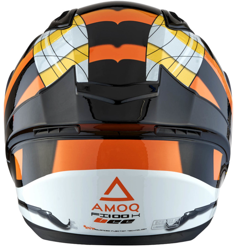 Детска каска AMOQ Helmet FI100 Bee glossy black JNR — снимка 2