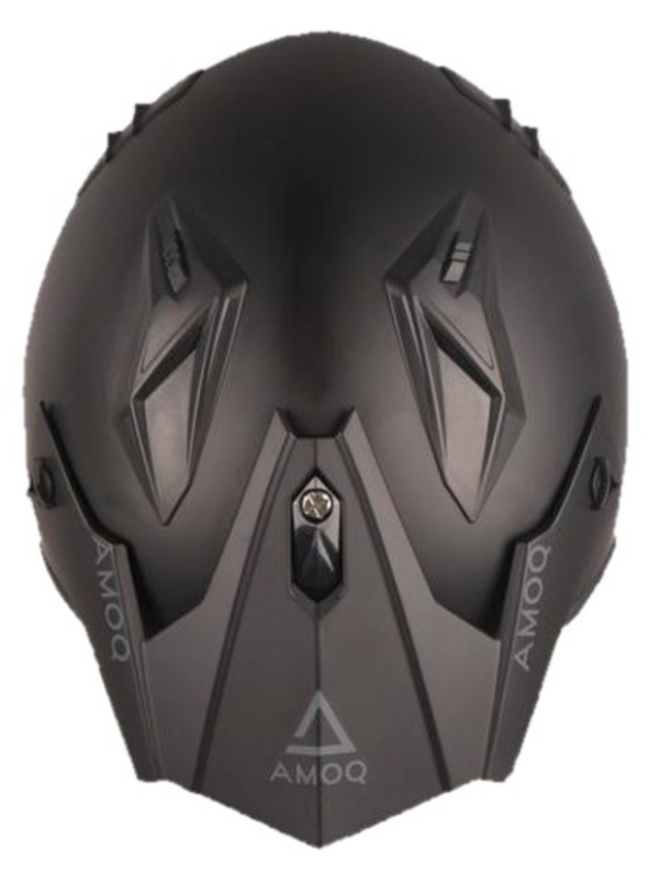 Каска AMOQ Blister Jet Helmet Black — снимка 2