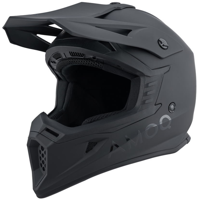 Мотокрос  каска AMOQ Meteor V2 Helmet Blackout