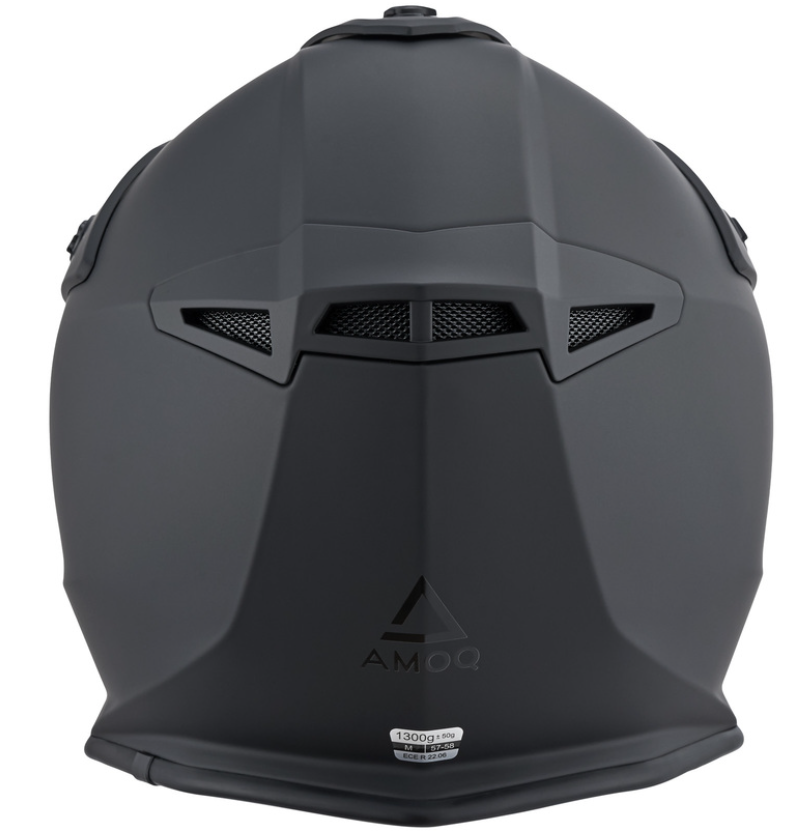 Мотокрос  каска AMOQ Meteor V2 Helmet Blackout_2