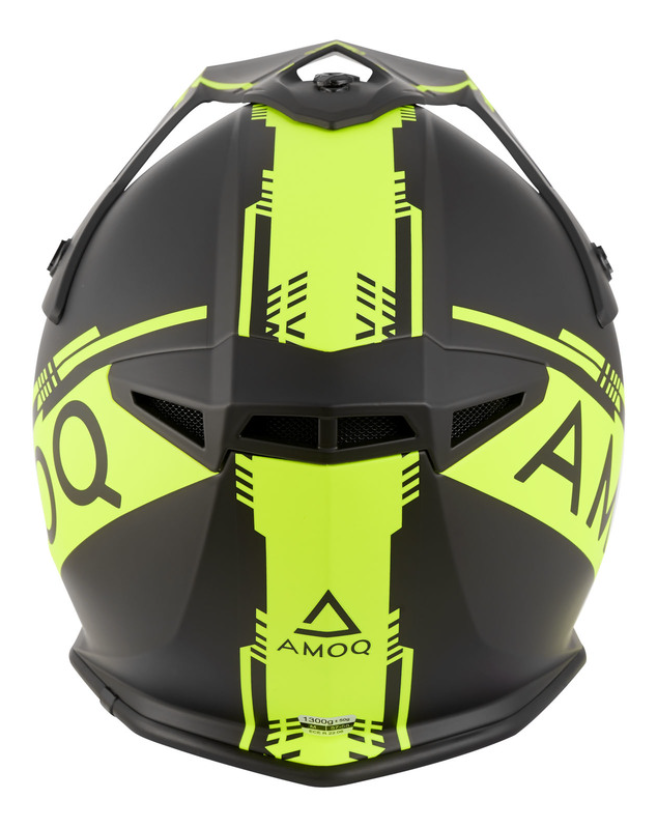 Мотокрос  каска AMOQ Meteor V2 Helmet Black/HiVis_2