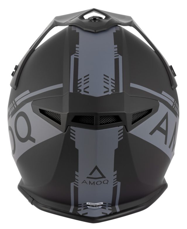 Мотокрос  каска AMOQ Meteor V2 Helmet Axis Black/Grey_2
