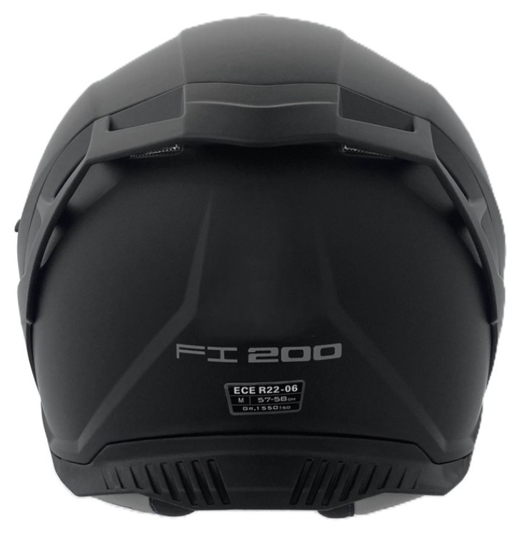 Каска AMOQ Helmet FI200 Solid matt black_2