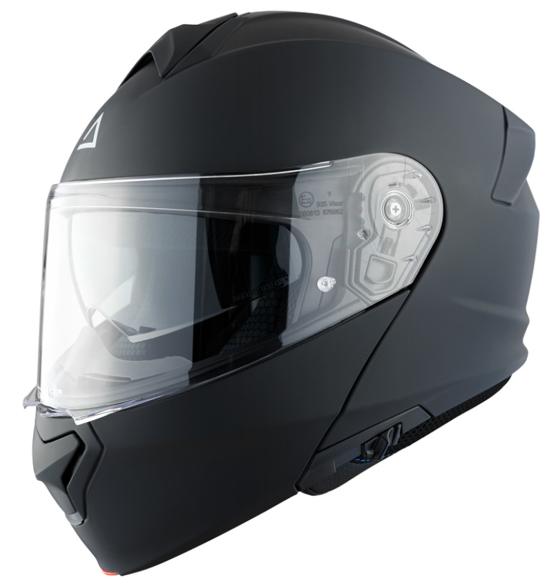 Отваряема каска AMOQ Helmet MI100 Solid matt black