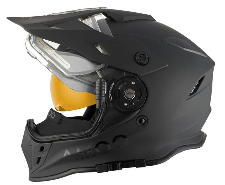 Каска AMOQ Adaptor Helmet Electric Visor Blackout — снимка 2