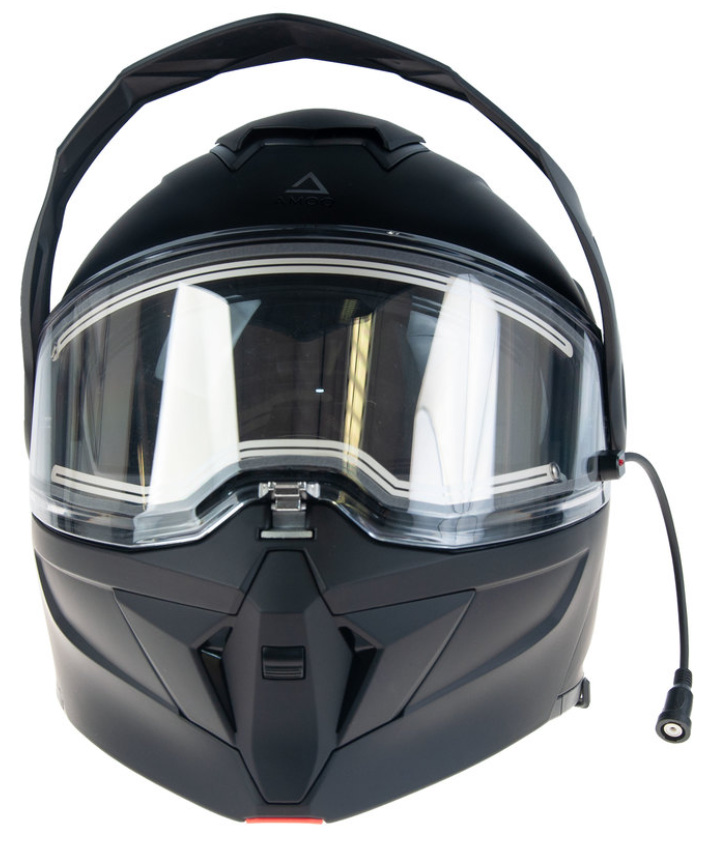 Отваряема каска AMOQ Ballast Electric visor Helmet Blackout — снимка 2