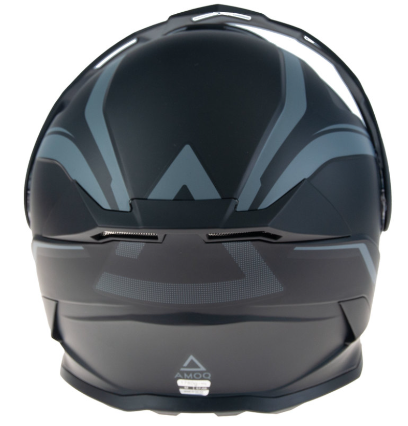 Отваряема каска AMOQ Ballast Electric visor Helmet Black/grey — снимка 2