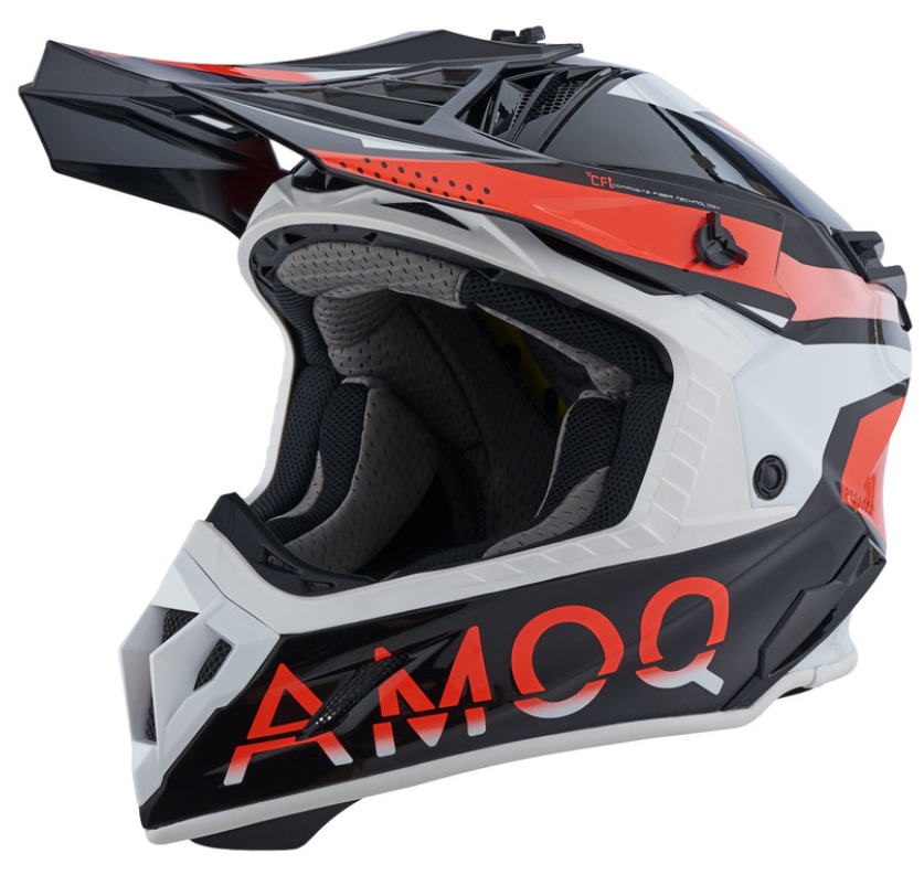 Мотокрос  каска AMOQ Friction Mips Helmet Black/red