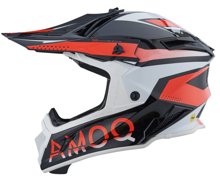 Мотокрос каска AMOQ Friction Mips Helmet Black/red — снимка 3