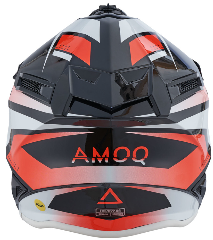 Мотокрос каска AMOQ Friction Mips Helmet Black/red — снимка 2
