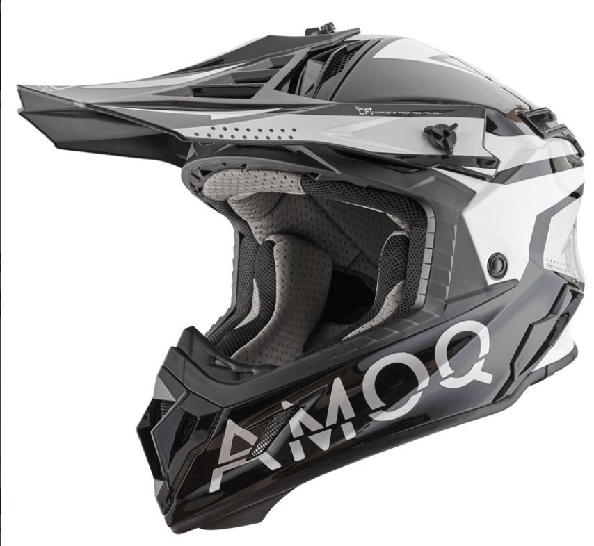 Мотокрос  каска AMOQ Friction Mips Helmet Black/Grey