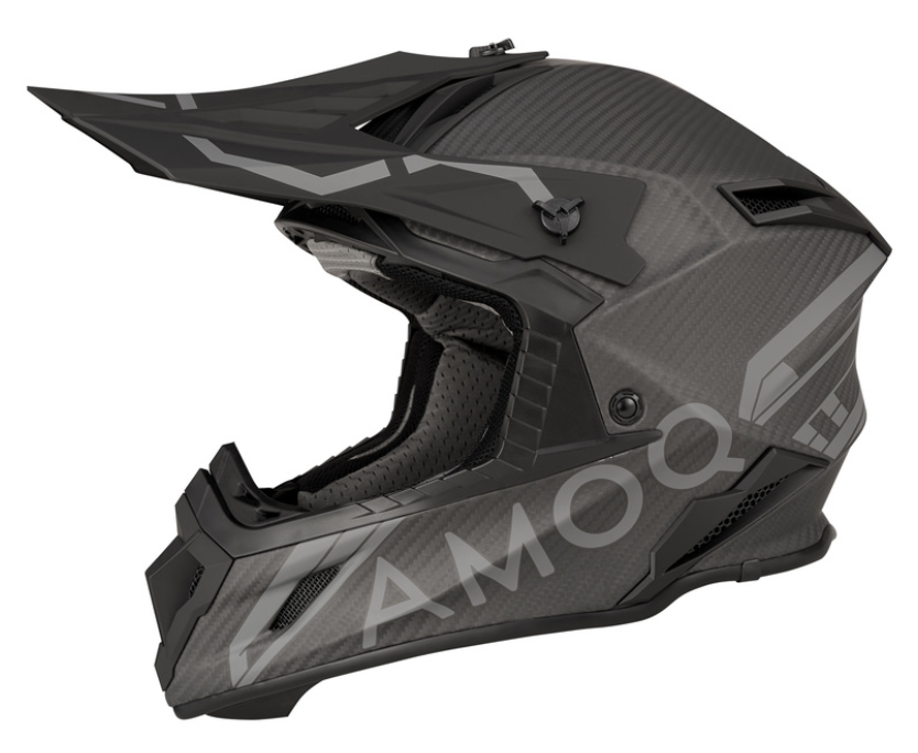 Мотокрос  каска AMOQ Friction MIPS Carbon Helmet Black/Grey_4