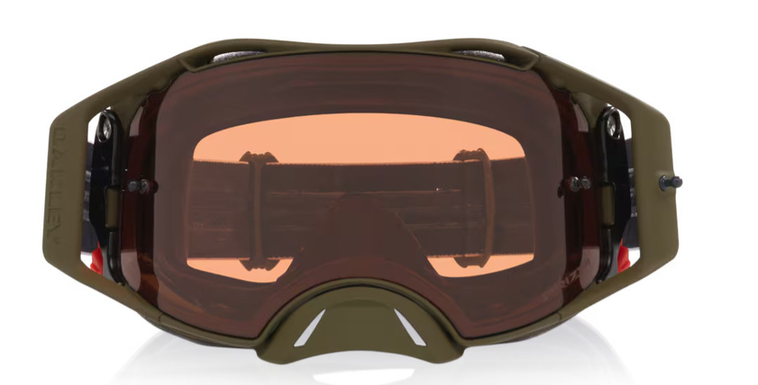 Мотокрос очила OAKLEY Airbrake MX Yellow with Prizm Bronze — снимка 2