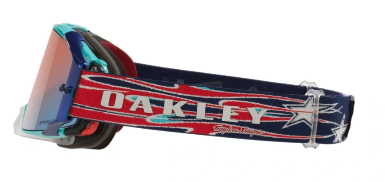 Мотокрос очила OAKLEY Airbrake MX roy Lee Designs Blue w/ Prizm Sapphire — снимка 3