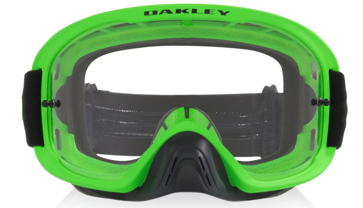 Мотокрос очила OAKLEY O-Frame 2.0 PRO Neon Green Clear — снимка 3