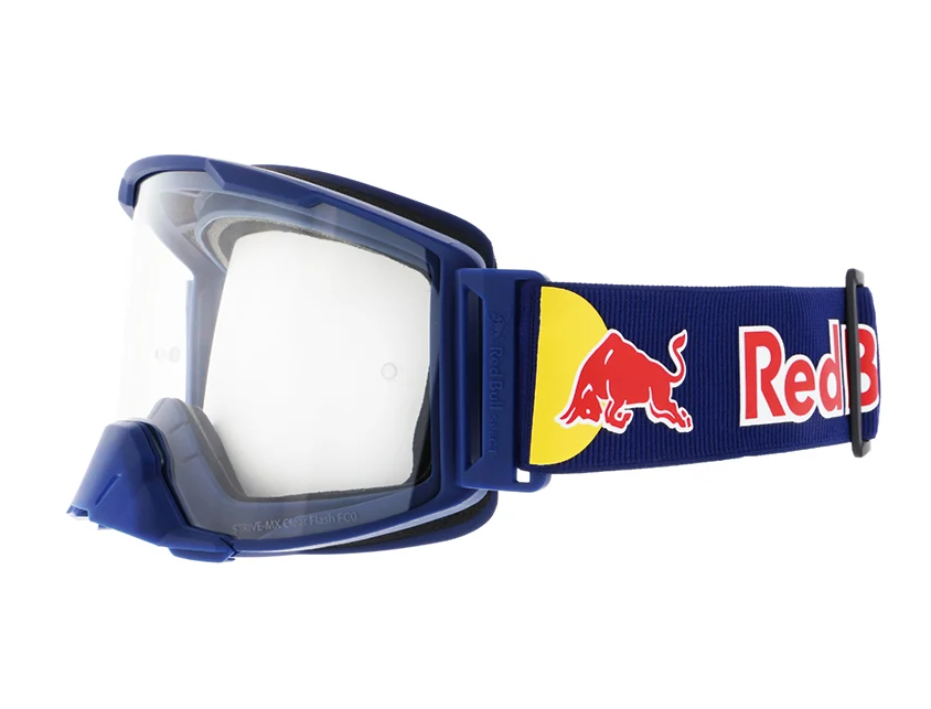 Мотокрос очила Spect Red Bull STRIVE 007 DARK BLUE/CLEAR — снимка 2