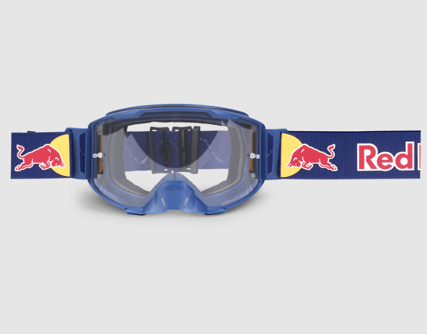 Мотокрос очила Spect Red Bull STRIVE 007s DARK BLUE/CLEAR — снимка 3