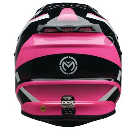 Мотокрос каска MOOSE OFFROAD F.I. 2.0 BOREAL PINK — снимка 4