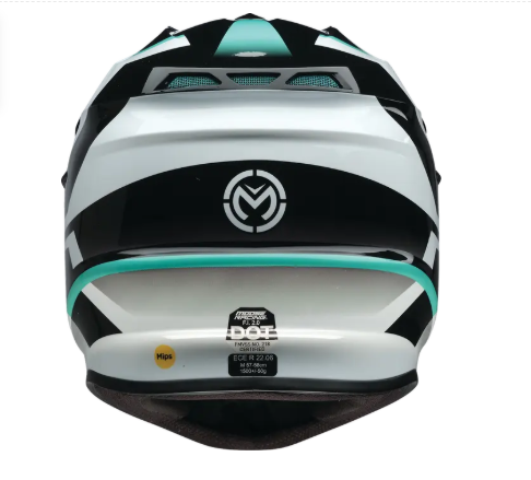 Мотокрос каска MOOSE OFFROAD F.I. 2.0 BOREAL MINT — снимка 4