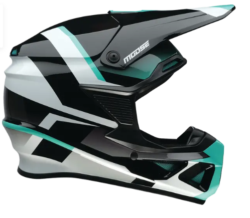 Мотокрос каска MOOSE OFFROAD F.I. 2.0 BOREAL MINT — снимка 3