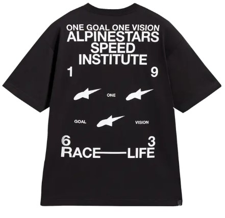 Мото тениска ALPINESTARS CSF OVERSIZED INSTITUTE BLACK — снимка 2