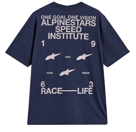 Мото тениска ALPINESTARS CSF OVERSIZED INSTITUTE NAVY — снимка 2