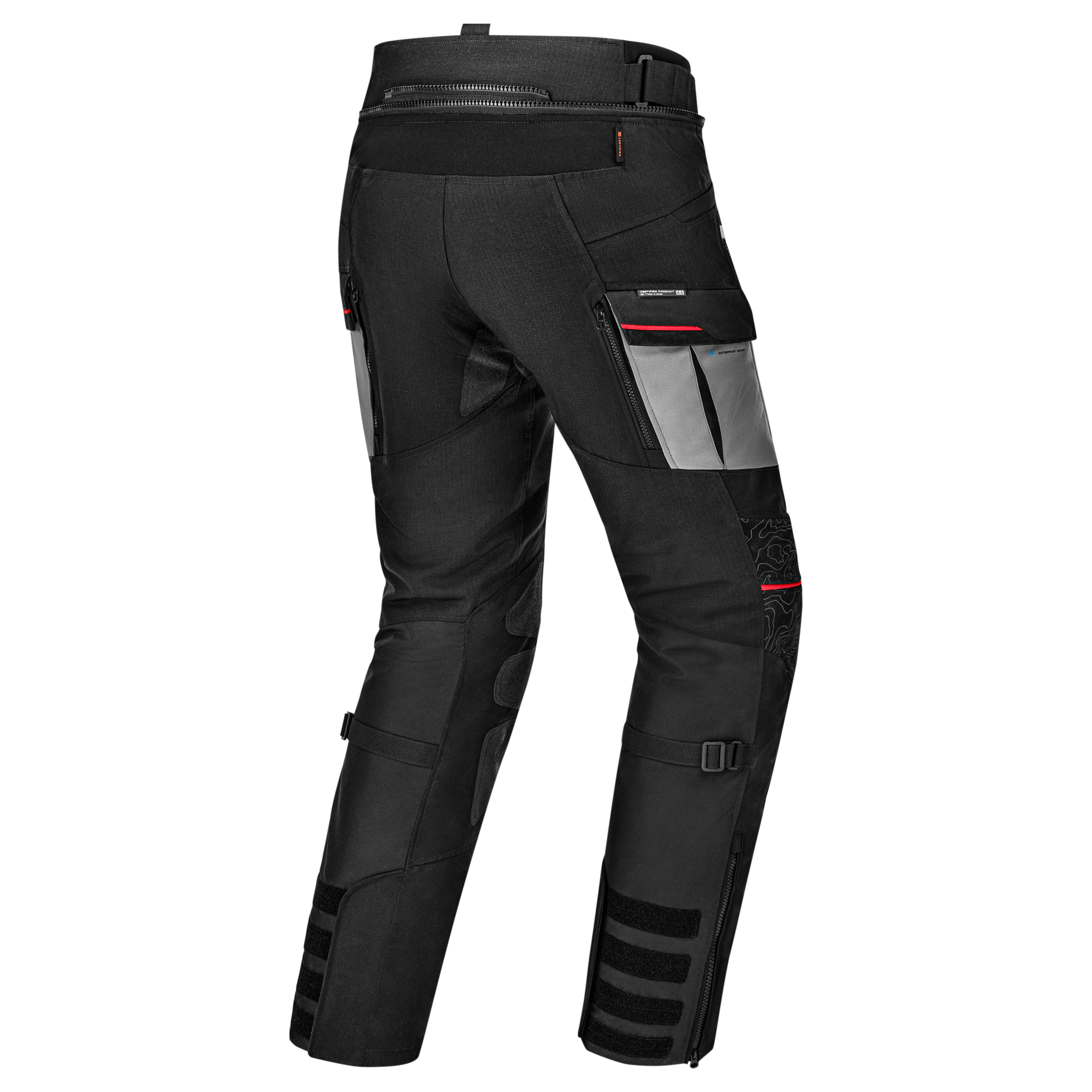 Текстилен мото панталон SHIMA TRACKER LIGHT GREY — снимка 2