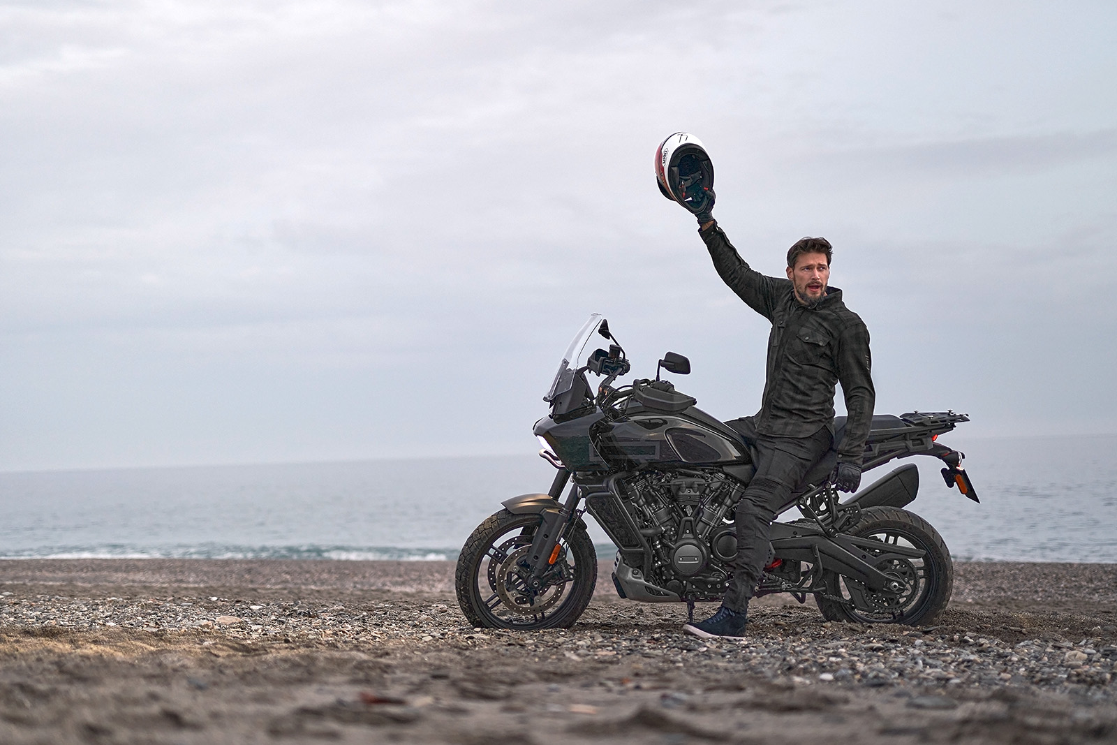 Мото риза SHIMA RENEGADE BLACK_4