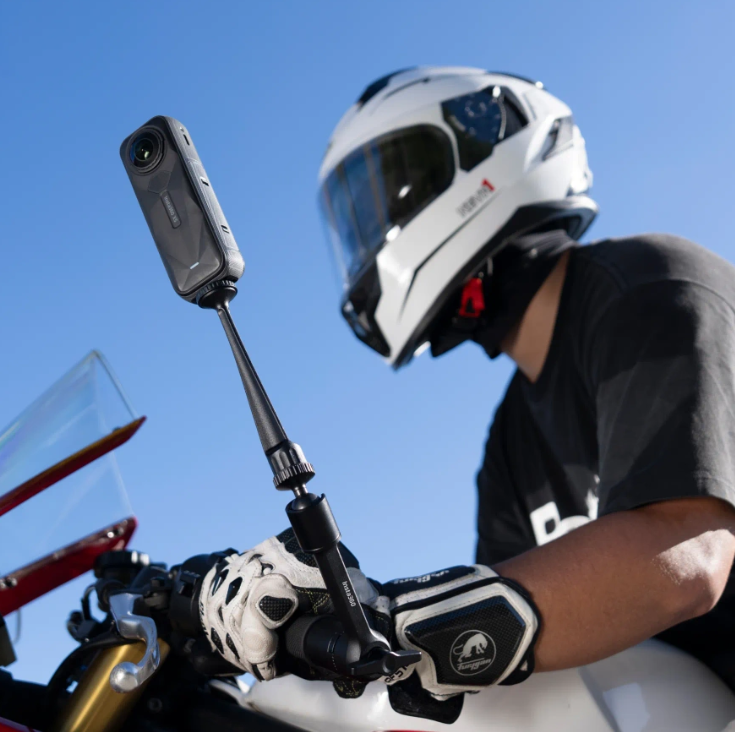 Стойка за закрепване на екшън камера Insta360 Motorcycle Magic Arm — снимка 2